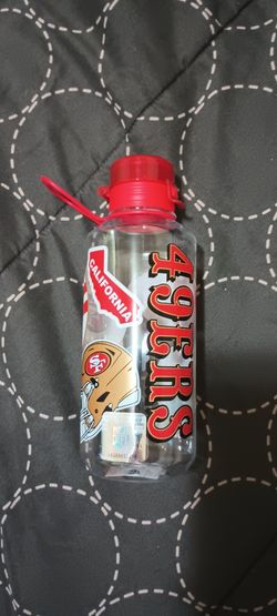 NFL San Francisco 49ers Reusable 16.6oz Plastic Water Bottle MRL Sports (New)
