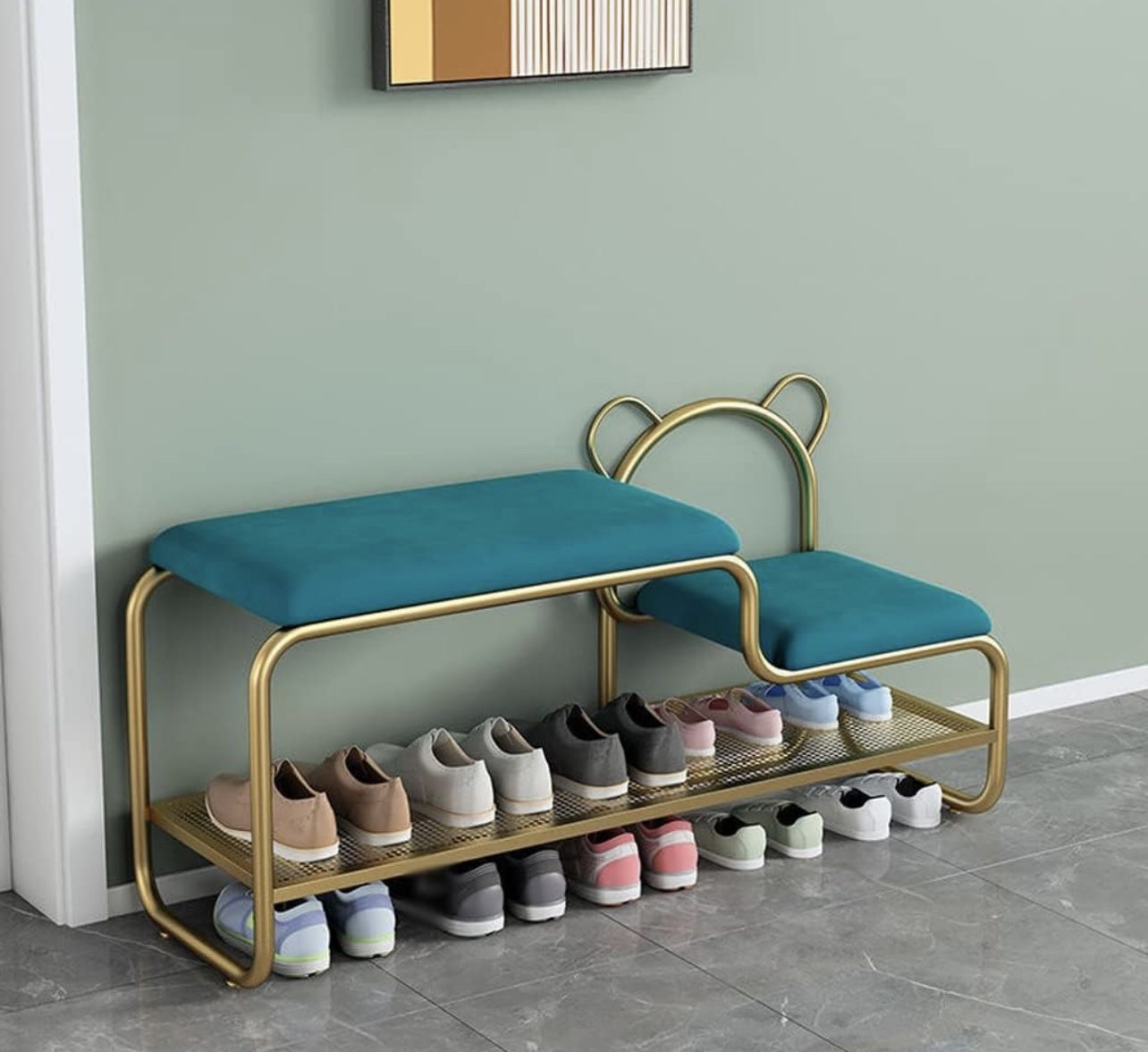 Shoe Storage Organizer Shoe Stool Creative Shoe Rack Luxury Shoe