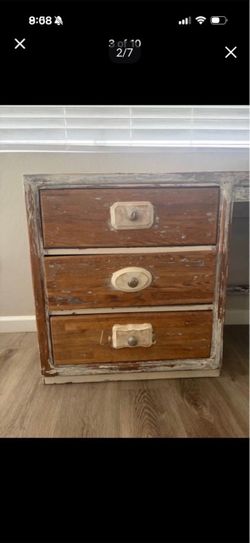 Solid Oak Wood Dresser/ Desk