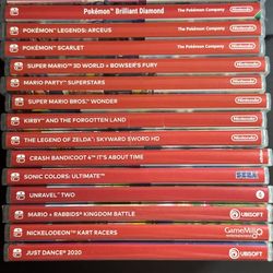 Switch games (Individually Priced)