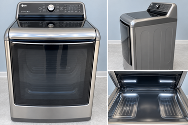 LG 9.0 cu.ft. Mega Capacity Gas Dryer - TurboSteam™ Dryer with EasyLoad™ Door