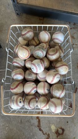 MLB and college/unmarked baseballs mixed lot of 45