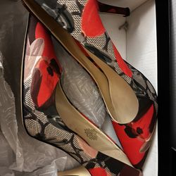 Multi Colored Nine West Heels 