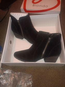 Victoria black suede  Blondo boots