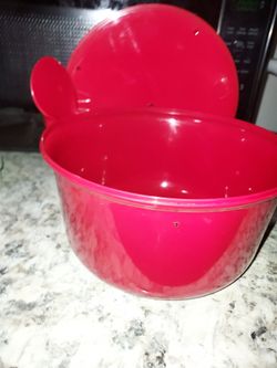 Red Microwave Rice Cooker
