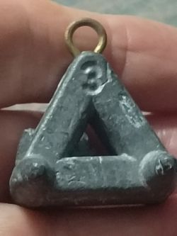 Triangle Fishing weight #3