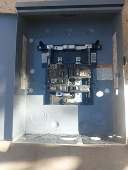 Square D Load Center With Breakers
