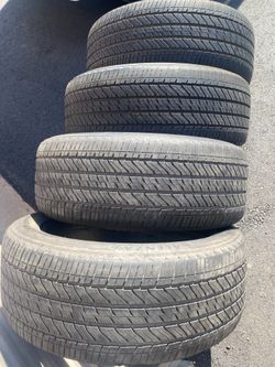 22” Bridgestone truck tires (chevy ~ Gm ~ ford ~ dodge ~ Toyota) 275/50R22 ~ good tread!