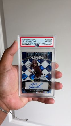 Leaf Metal and Trinity Gavin Grahovac Autographed Baseball Card Lot