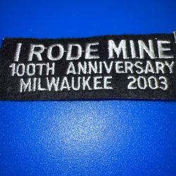 2003 100th anniversary Harley Davidson Patch And Pin