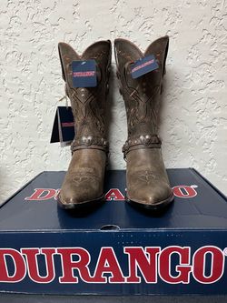 NEW Women's Durango Crush Heartbreaker Distressed Cowboy Boots (Size 9.5)