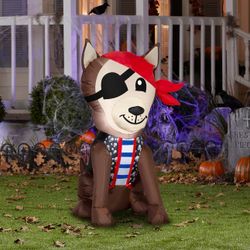 Pirate Dog Inflatable 
