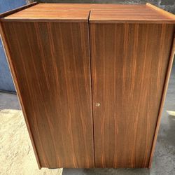 Rosewood Mid Century Modern Magic Box Desk In Amazing Condition 