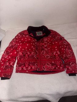 Red Levi Bandana Design Sweater