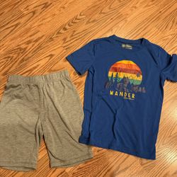 Boys Eddie Bauer Pj Set Size Small 7/8