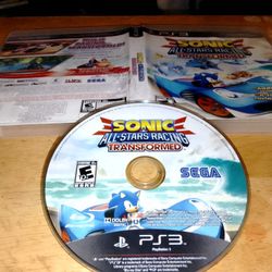PS3 Game Sonic All - Stars Racing Transformed 