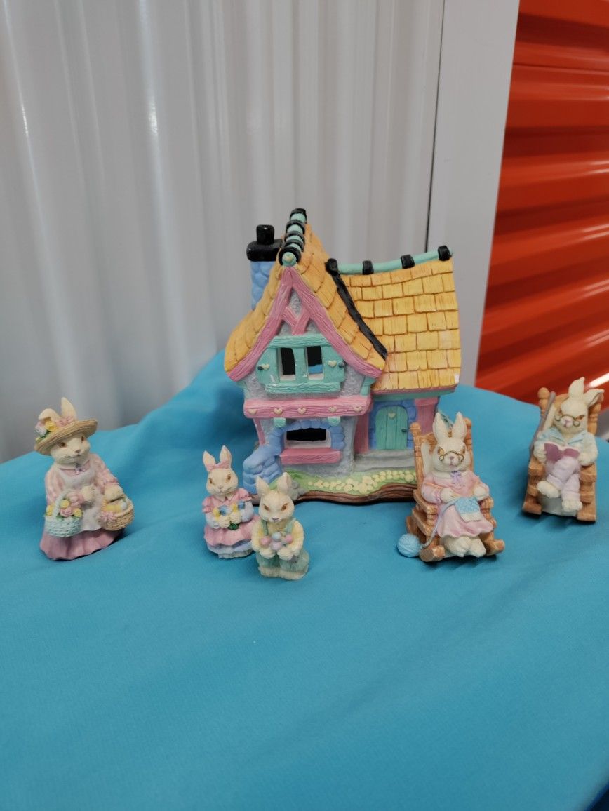 House And Bunny Set