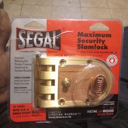 Segal SE 14326 Single Cylinder Maximum Security Slamlock