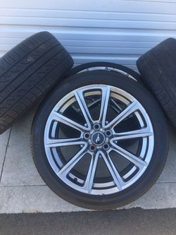 2016 mustang gt rims and tires five lug 19”