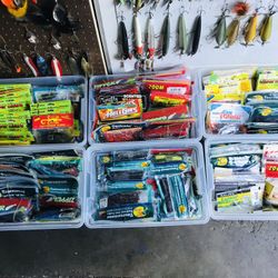 100s Bags Of Fishing Soft Plastic Baits (Read Description)