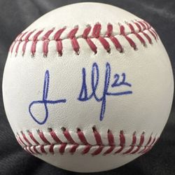Logan Schafer Autographed Baseball - Brewers #22