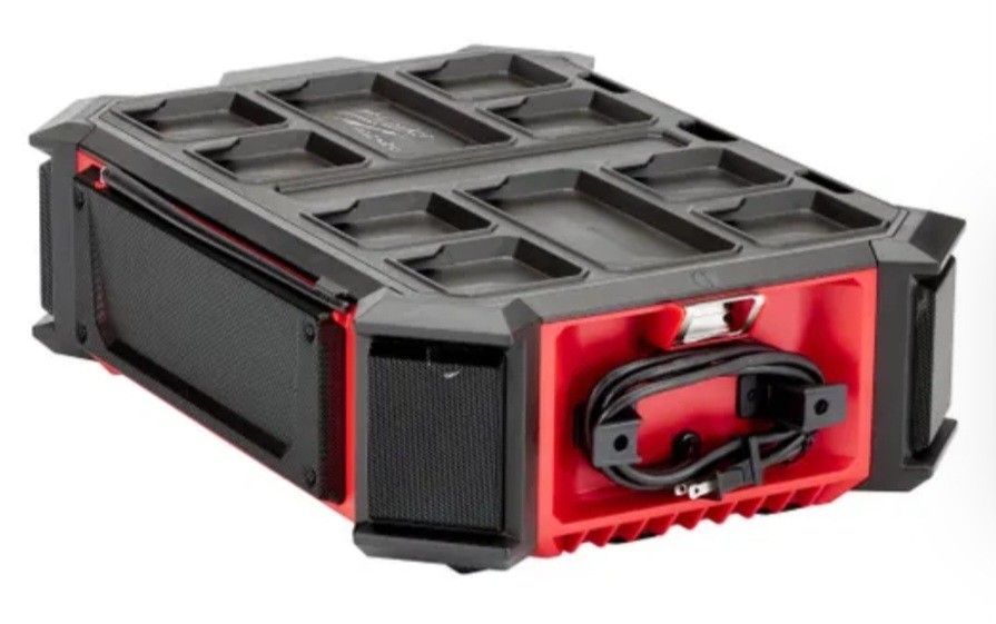 Milwaukee PACKOUT™ Radio Charger is the ULTIMATE JOBSITE SOUND