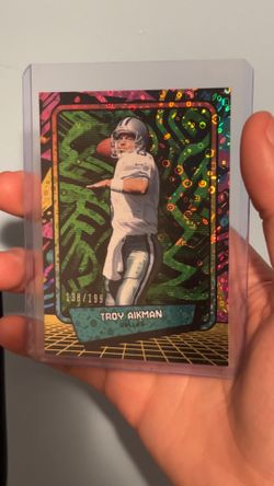 2026 Panini Decades 90s Pop Culture Troy Aikman /199