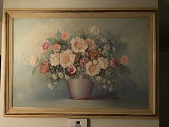 Acrylic paper mache painting