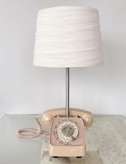 Vintage MCM Working Phone Lamp