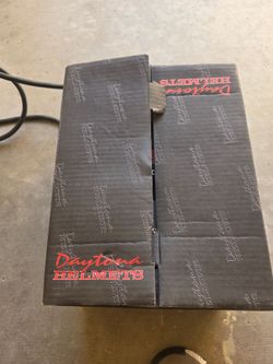 Daytona Motorcycle Helmet German Style Dull Black New W Box G1-B-M Size L