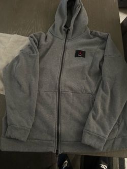 Jordan Flight Full-Zip Grey Hoodie