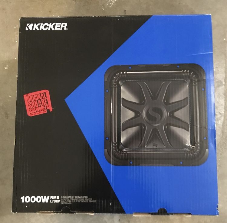 Kicker L7 15” Subwoofer 1000 Watts Rms 44L7S154 Brand New