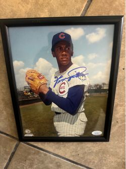 Cubs legend Fergie Jenkins autographed picture