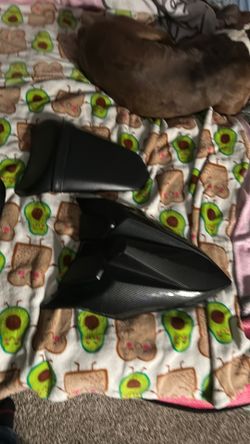 Back seat cap for Ninja 650 motorcycle