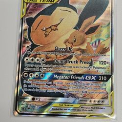 Eevee & Snorlax GX Tag Team Alt Art 