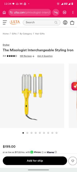 Drybar mixologist