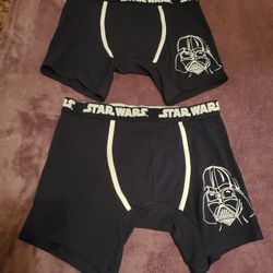 2 ) New Boy's M Star Wars Darth Vader Underwear