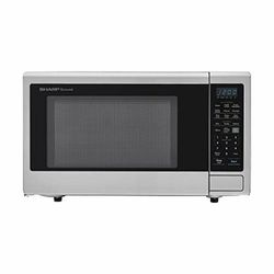 Sharp Carousel 2.2 Cu. Ft. 1200W Countertop Microwave Oven in Stainless Steel