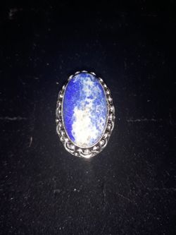 Beautiful Large Lapis ring