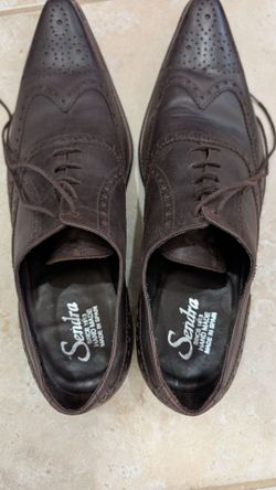 Sendra Handmade Leather Brogue Oxford Shoes