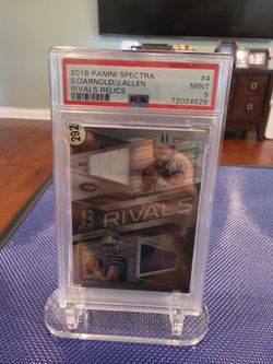 2018 Panini Spectra Darnold/Allen Rivals Relics PSA 9