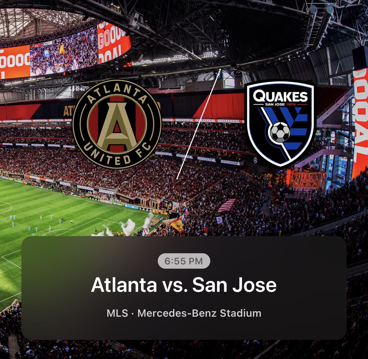 Atlanta United vs San Jose Tickets - Section 122