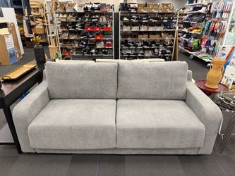 Owen Slope Arm Sofa Helio Pewter