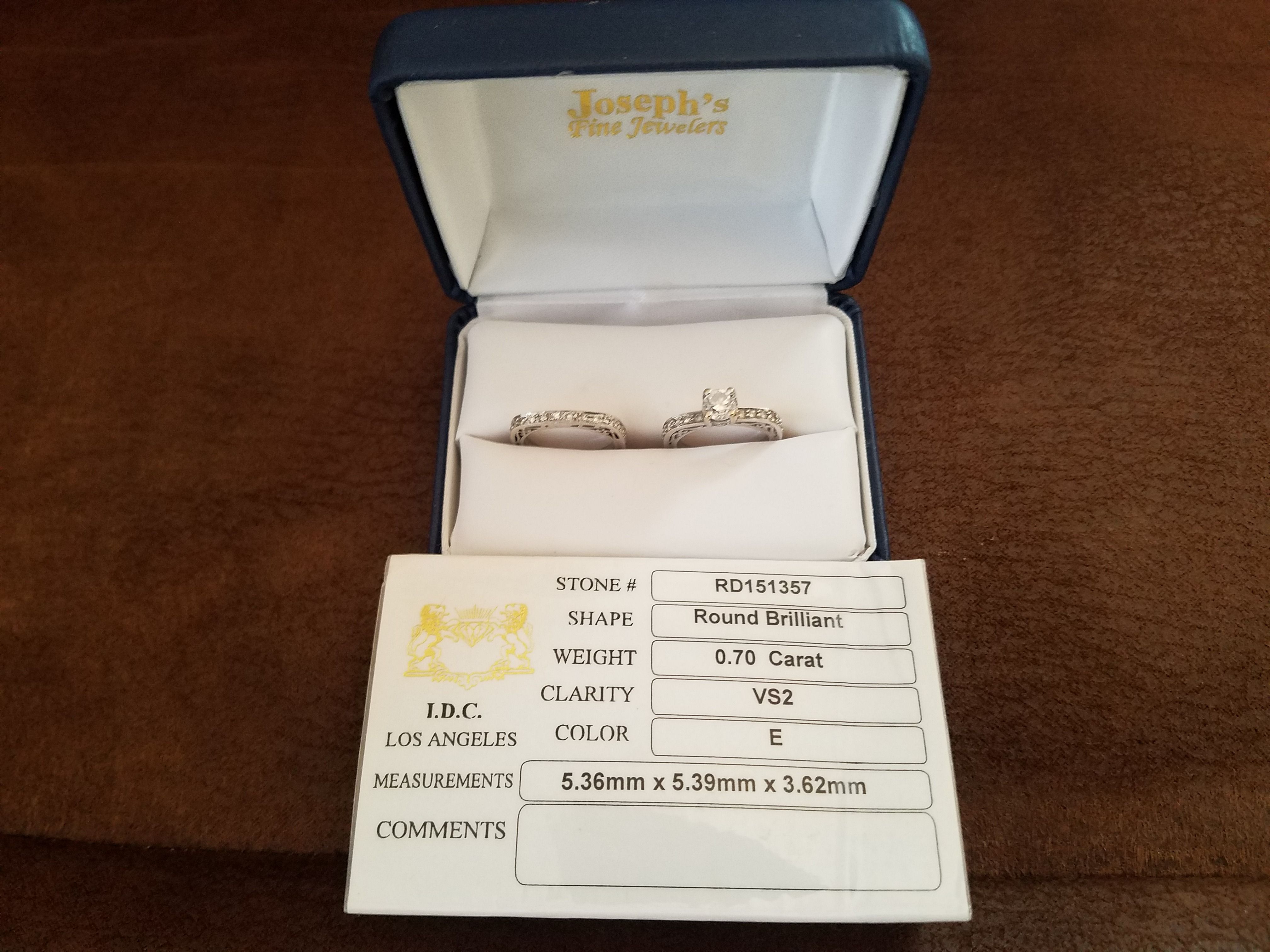 Wedding ring set