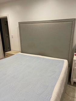 Mitchell Gold & Bob Williams King Bed With pure Latex Mattress Restoration hardware