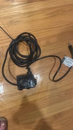 Submersible pond pump 120 volts, 60 hertz with cord needs to be spliced
