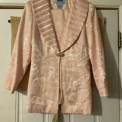 Ladies 2-piece Skirt Suit - Pink - Size 10