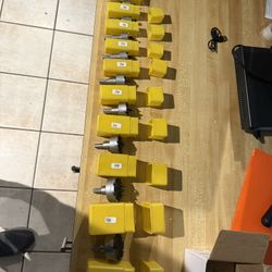 10pcs TCT Hole Saw Kit for Hard Metal, 16mm-53mm Tungsten Carbide Tipped Hole Cutter Set for Metal, Stainless Steel, Iron, Wood, Plastic  See pic for 