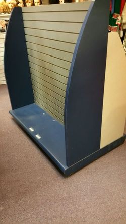 Two sided Slat Wall on wheels