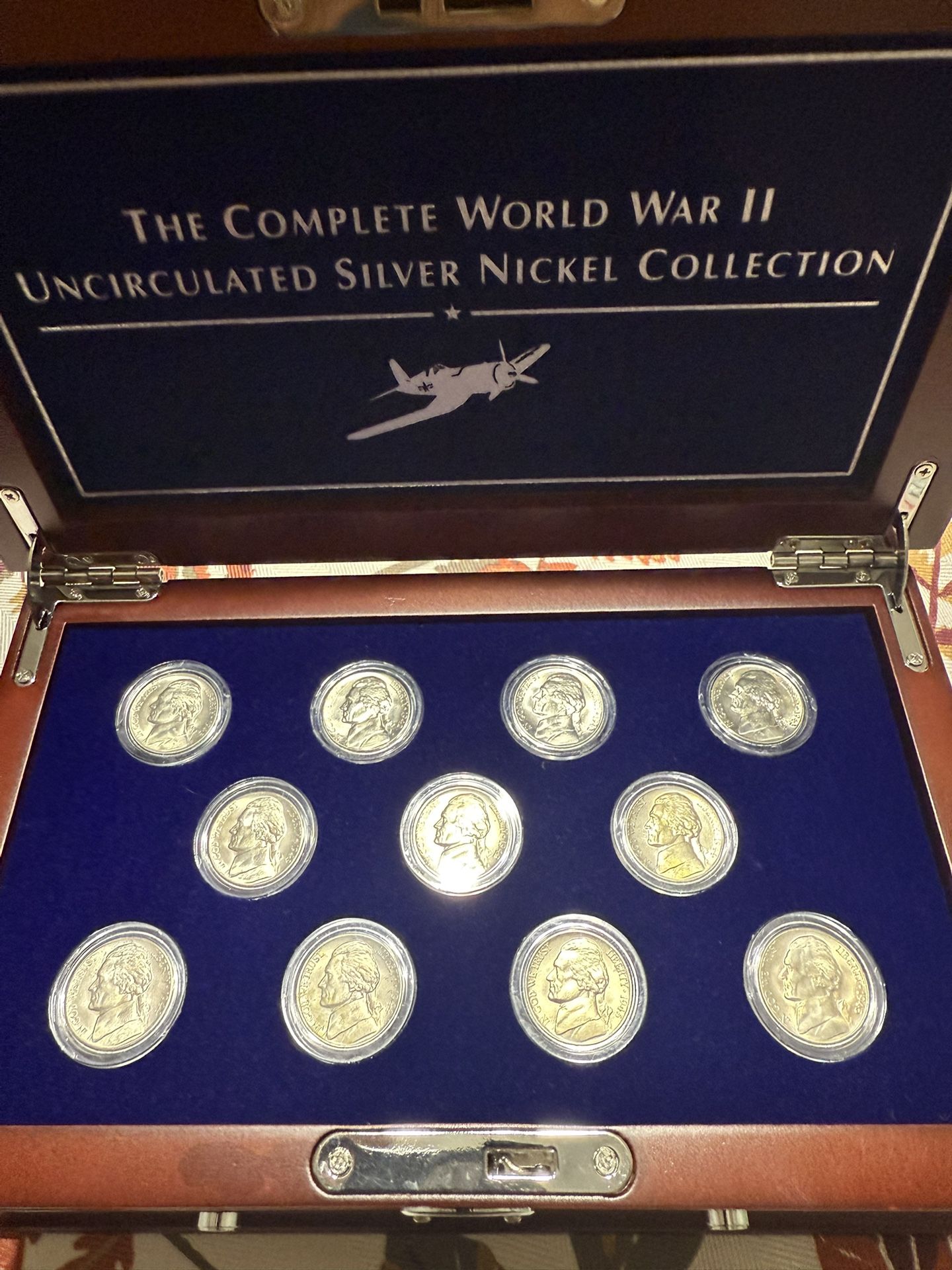 Complete World War 2 UNCIRCULATED Silver Nickel Collection 